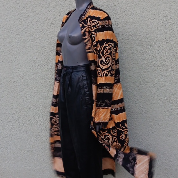 ESSENCE by MAIL (USA) LADIES VINTAGE AFRICAN INSPIRED KIMOTO ROBE ( NO CLOSURE) - Picture 7 of 17